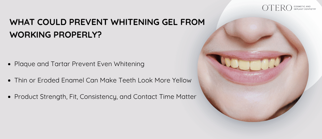 Could Buildup, Enamel, or Technique Be Blocking the Gel